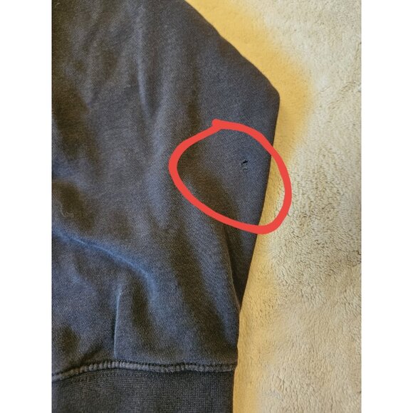 Nike Hoodie Sweatshirt XXL Large Mens Black Full Zip Logo Jacket Sweater - Picture 11 of 14